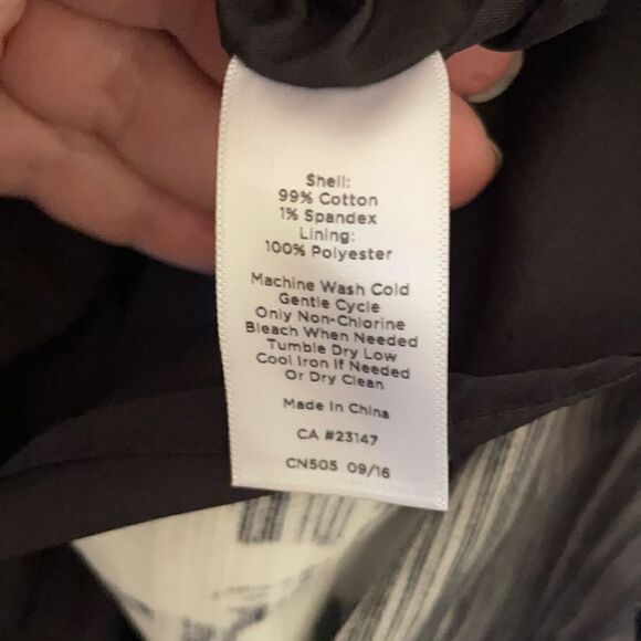 Talbots black and white floral dress size 4 - Picture 7 of 9